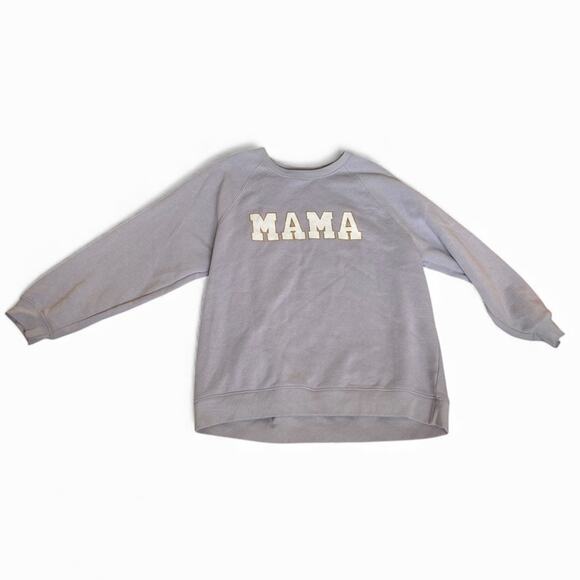 State of Mine Cotton Blend MAMA Purple Sweatshirt- Size Large - Picture 2 of 7